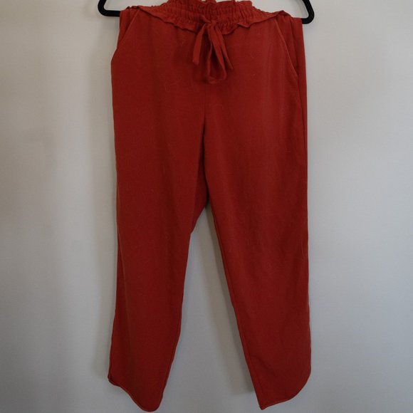 Zara Flowy Drawstring Pants - Picture 4 of 5